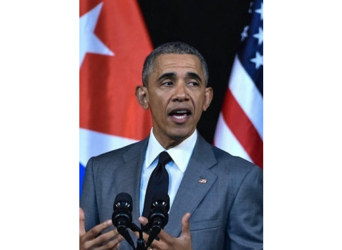 Obama al teatro de L'Avana